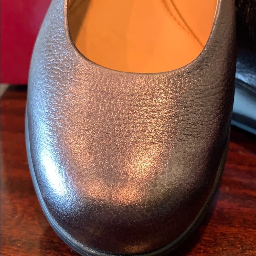 PEWTER Samuel Hubbard Freedom Dance Leather Flats - Picture 5 of 9